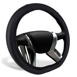 Оплетка на руль    SENATOR Detroit-D экокожа гладкая с вставкой из перфорированной экокожи,M черный