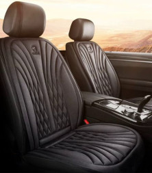 Накидка на сиденье  с подогревом Carlife  Чёрный