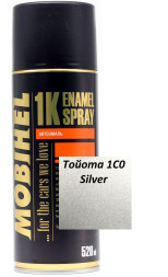 Mobihel Эмаль базовая металлик Toyota Silver (520мл)