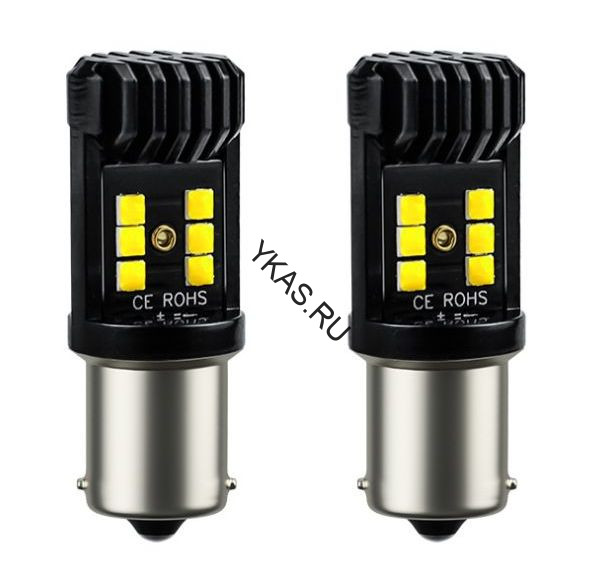 SOLAR  Свет-од  12V  T15  6 SMD 3030  21W   BA15S белый 800Лм