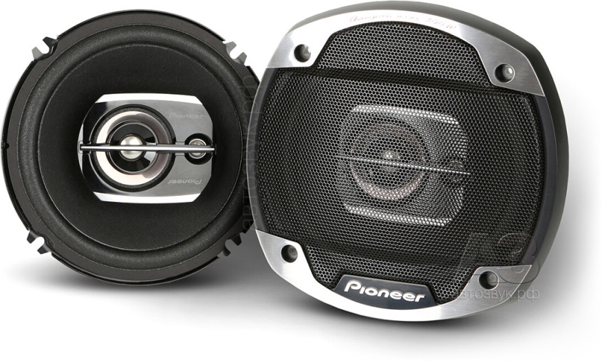Автомобильные колонки  16"  Pioneer  300W   (3-полосная) с сетками