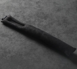 Проставка между сиденьем и тонелью алькантара 45см  Черный (к-кт 2шт)