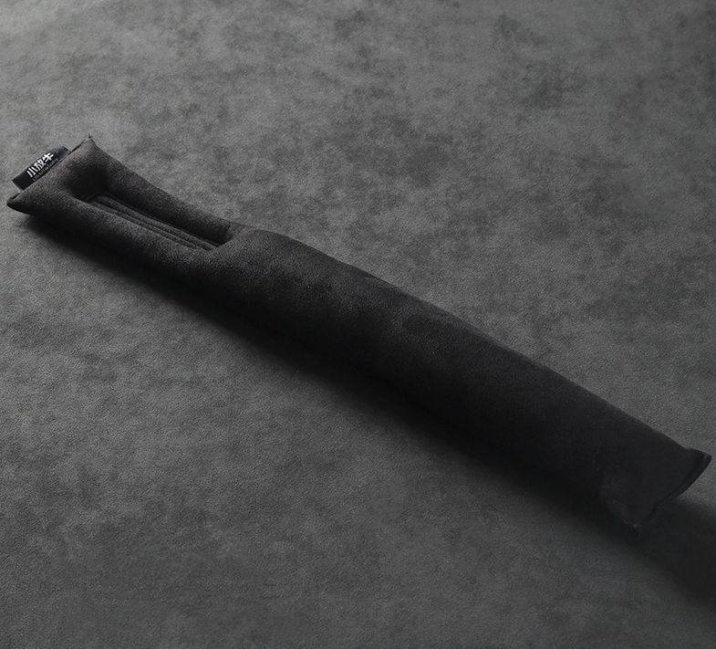 Проставка между сиденьем и тонелью алькантара 45см  Черный (к-кт 2шт)