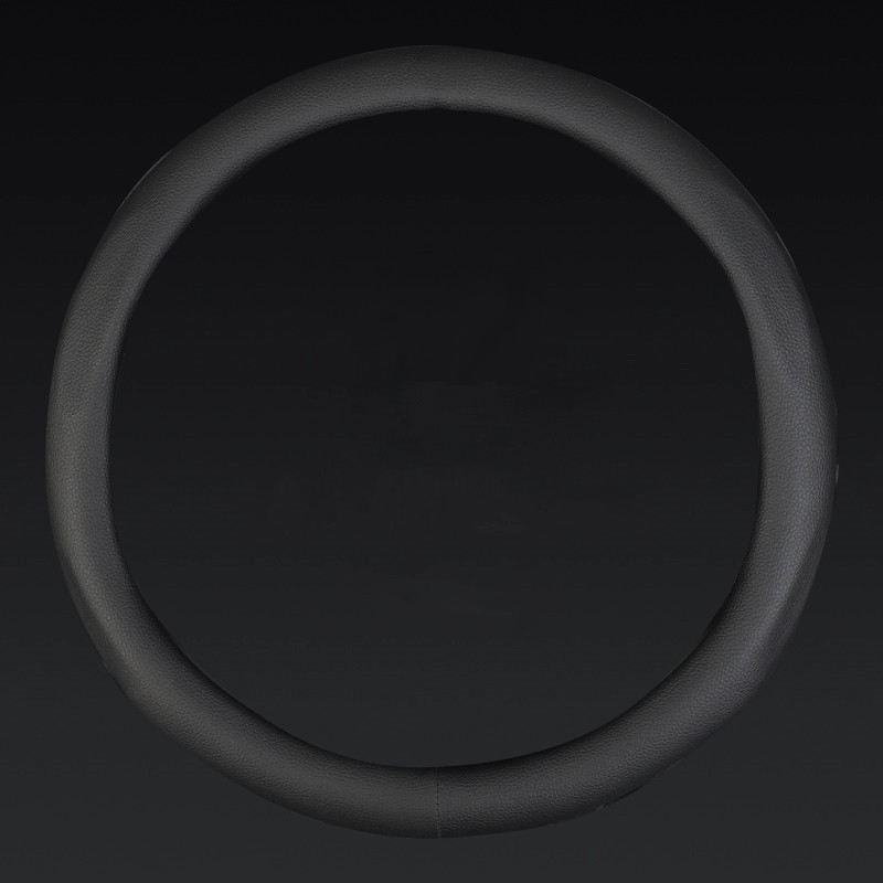 Оплетка на руль   Carlife  "Arezzo" М,  Чёрный/Чёрный пористая кожа