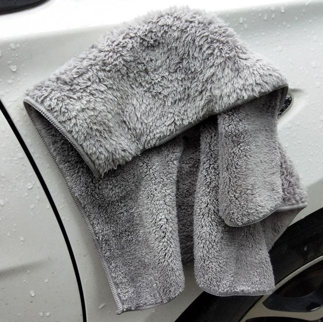 Микрофибра  Carlife GOLD экстра плотная   500гр.м  40x40см  Серый