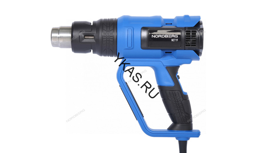 Фен NORDBERG NE719 (4 насадки, кейс, 50-650 °С, 2000 Вт)