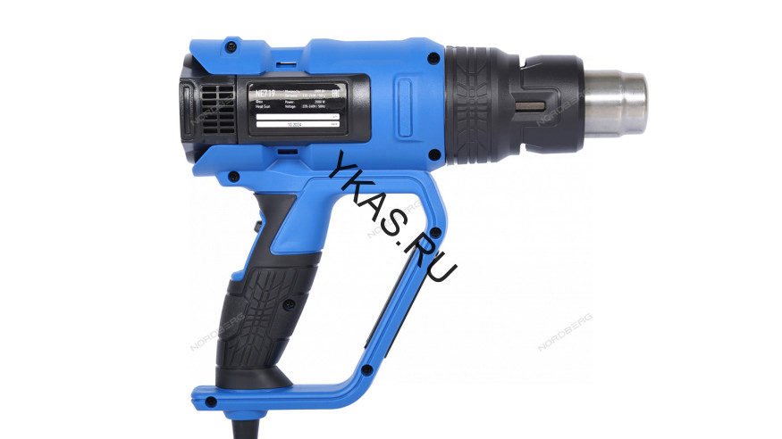 Фен NORDBERG NE719 (4 насадки, кейс, 50-650 °С, 2000 Вт)