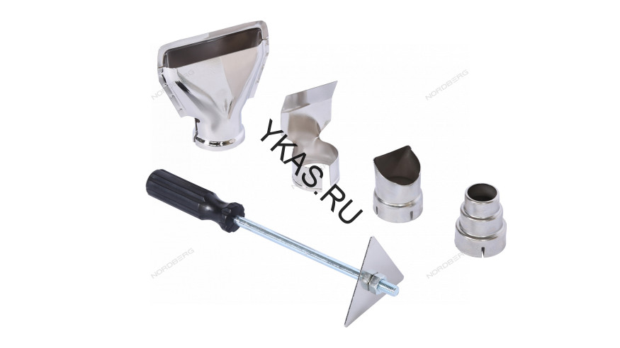 Фен NORDBERG NE719 (4 насадки, кейс, 50-650 °С, 2000 Вт)