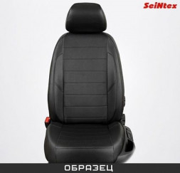 Авточехлы  Экокожа  Hyundai ix35 с 2010-2013г. черный-белый