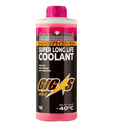 Антифриз  "GIGAS"  G12+, -40°  (розовый) 1л. (SUPER Long Life 80т. км)