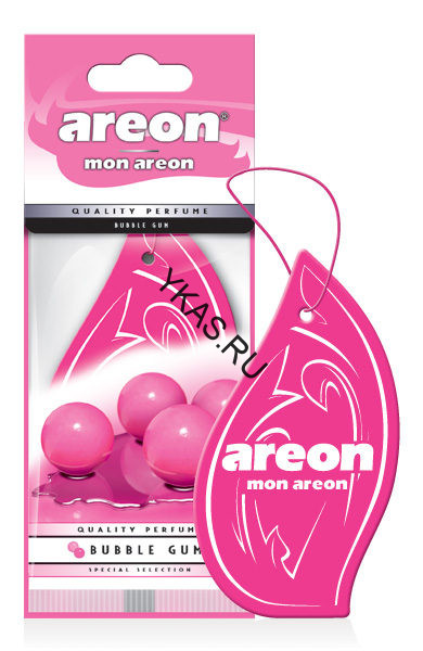 Осв.возд. Areon Сухой MON CLASSIC "Елочки"  Bubble Gum