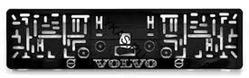 Рамка номера пластик  VOLVO  (книжка)