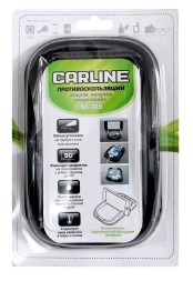 Коврик антискольз. на торпедо  Carline  чёрный с бортами 100х150х20мм