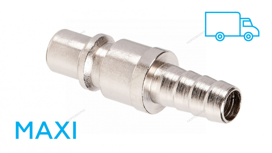 Переходник быстросъемный NORDBERG NPM12M "МАКСИ" ("папа" - елочка Ø12 мм)