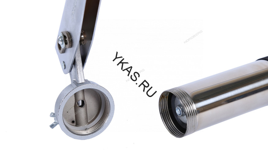 Шприц плунжерный NORDBERG NO2424 для густой смазки (400 мл)