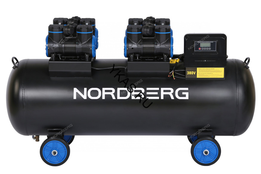 Компрессор поршневой безмасляный NORDBERG NCEO300/1000 (380В, 300 л, 1000 л/мин)