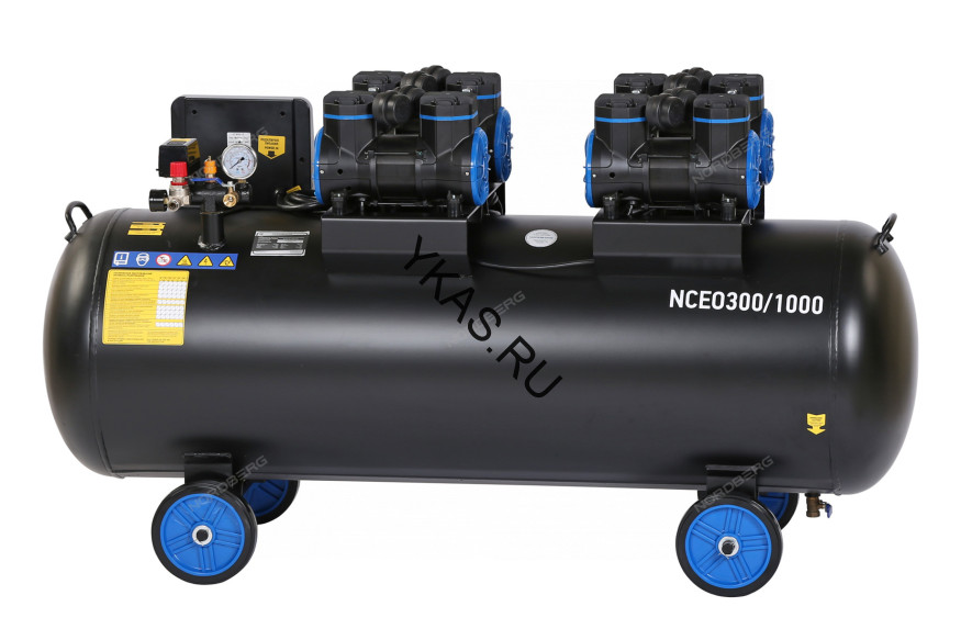 Компрессор поршневой безмасляный NORDBERG NCEO300/1000 (380В, 300 л, 1000 л/мин)