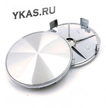 Заглушка (колпачок) на литой диск D65, наружн. d=65мм, серебро (для VAG 3B7601171)