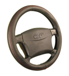 Оплетка на руль CF GAP - M, Чёрный/Красный
