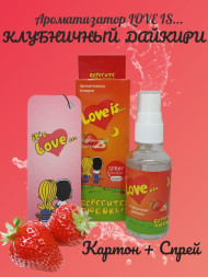 Осв.возд. Соntact ЁЛКА+СПРЕЙ Love is... "Клубничный дайкири" 30мл