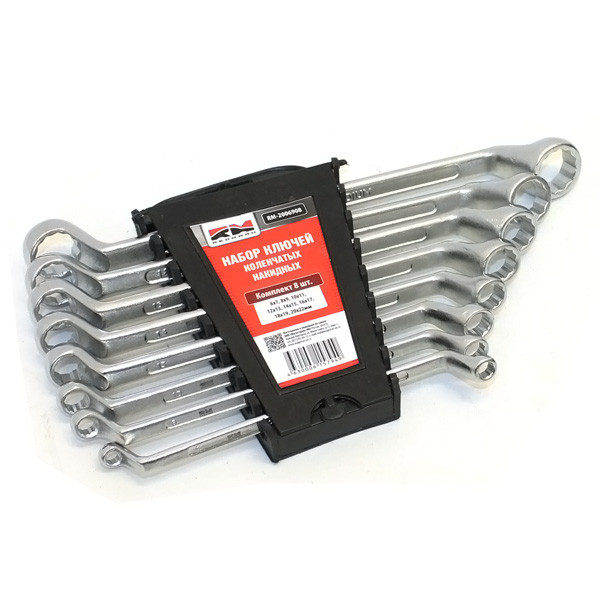 RedMark Набор ключей накидных 8 шт. (6x7,8X9,10X11,12X13,14X15,16X17,18X19,20x22 мм)