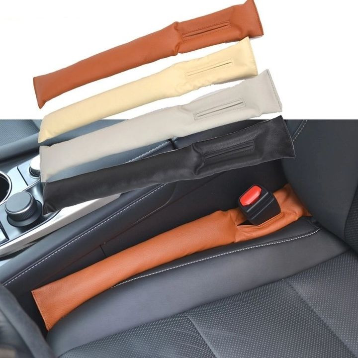 Проставка между сиденьем и тонелью кож.зам 45см  Коричневый