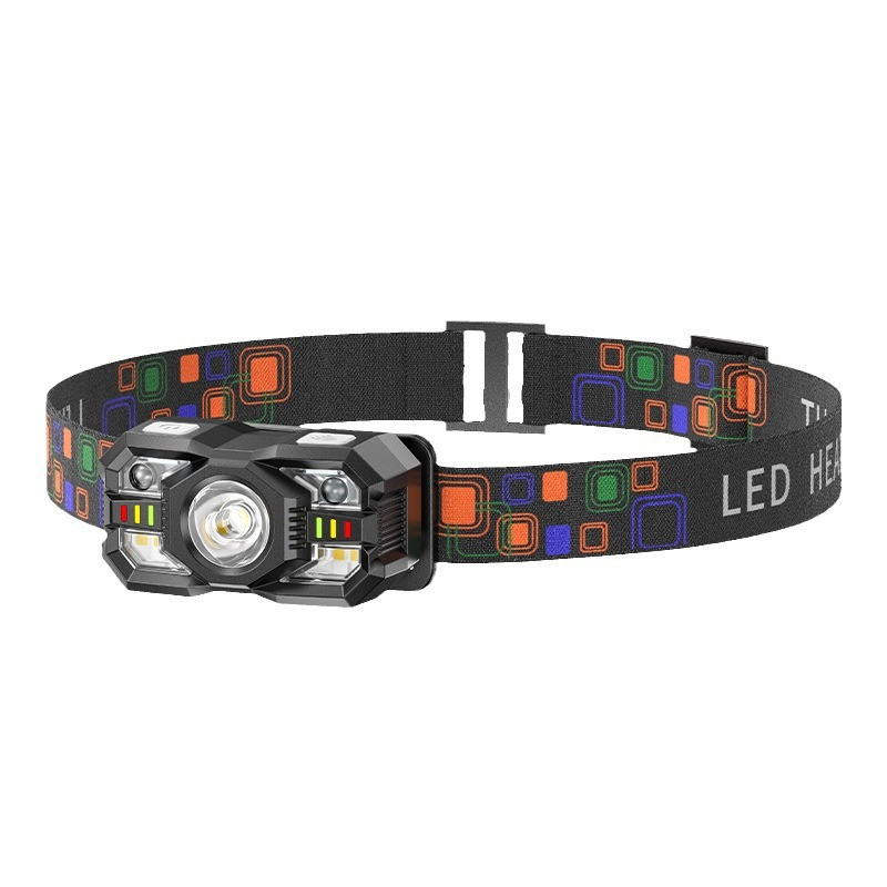 Фонарик  диодный  налобный  Carlife 7 SMD линза