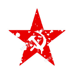 Наклейка советская "звезда №2"