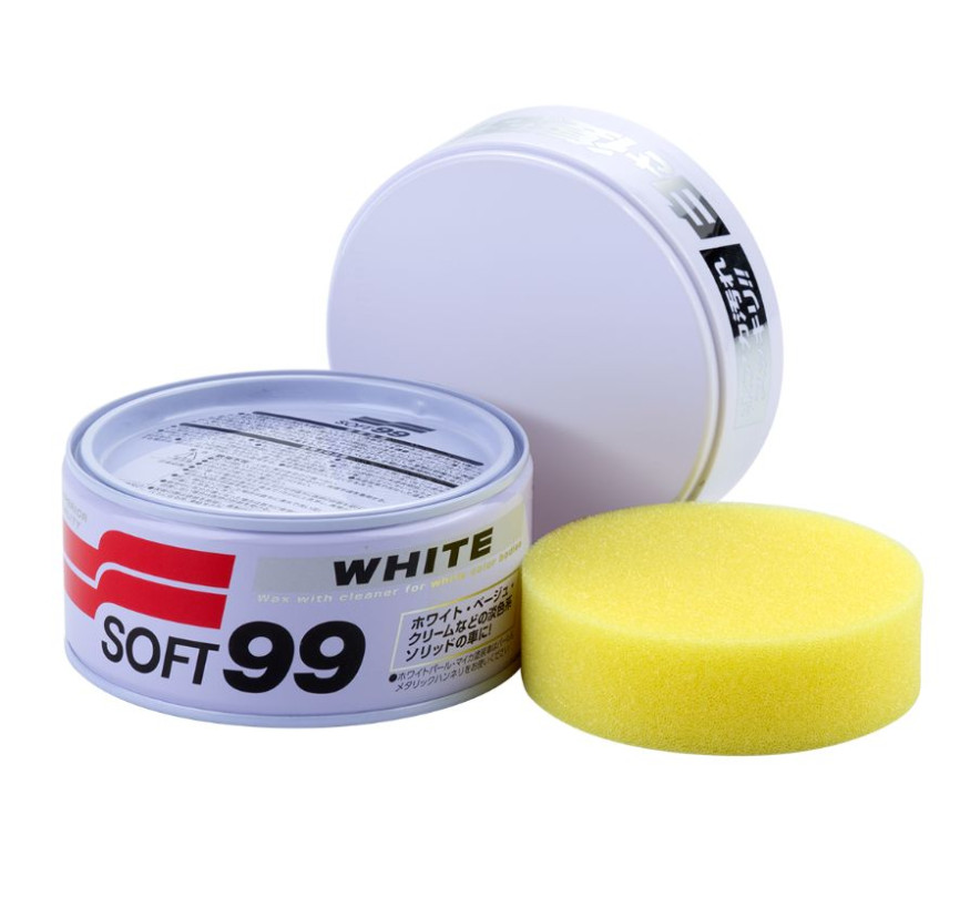 Soft99  Полироль кузова защитная Soft Wax для светлых 350гр.