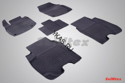 Коврики резиновые   Honda Civic IX HB 2012-2016г. (5 дверей)  БОРТ