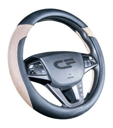 Оплетка на руль CF URBAN - М, Чёрный/Бежевый