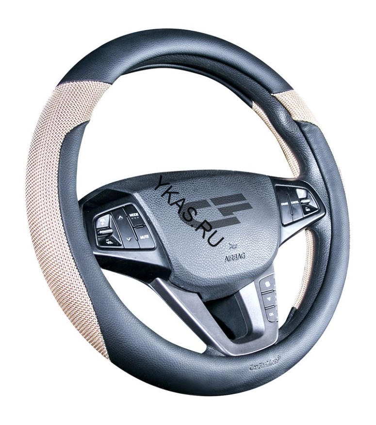Оплетка на руль   CF  URBAN - М, Чёрный/Бежевый