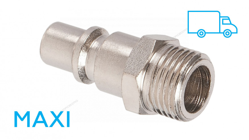 Переходник быстросъемный NORDBERG NPM24M "МАКСИ" ("папа" - резьба М1/2")