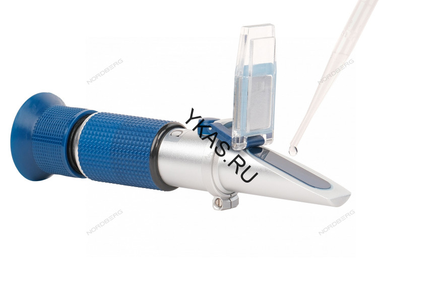 Рефрактометр NORDBERG DR702 с подсветкой (для омывающей, охлаждающей, аккумуляторной жидкости и AdBlue)