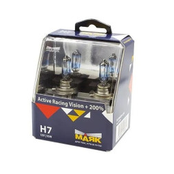 Лампа МАЯК 12V H7 55W Active PX26d Active Racing Vision+200% (к-т.2шт)
