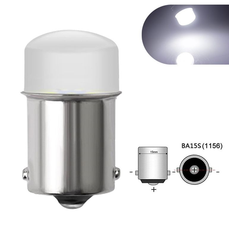 SOLAR  Свет-од  12V  T15  9 SMD 3014  21W   BA15S белый