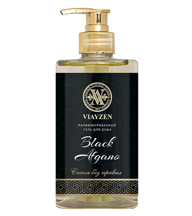 VIAYZEN Гель для душа парфюмированный, унисекс  460мл.  Black Afgano Nasomatto