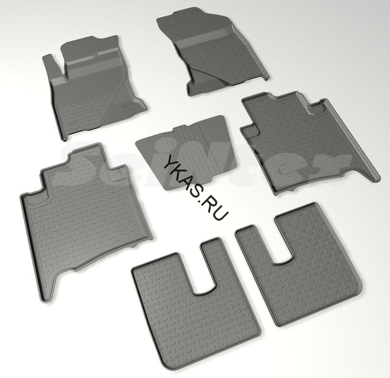 Коврики резиновые   Toyota Fortuner II c 2015г-  БОРТ