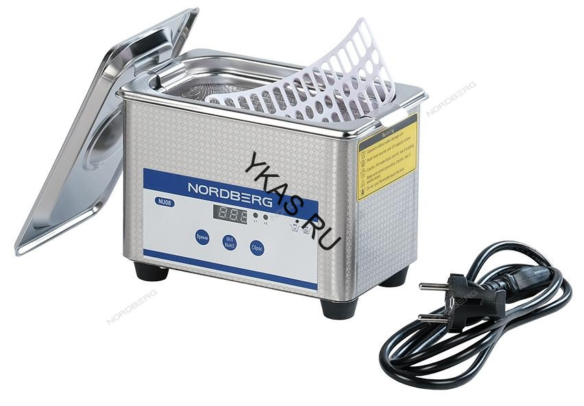 Ультразвуковая ванна NORDBERG NU08 без подогрева (0,8 л) 