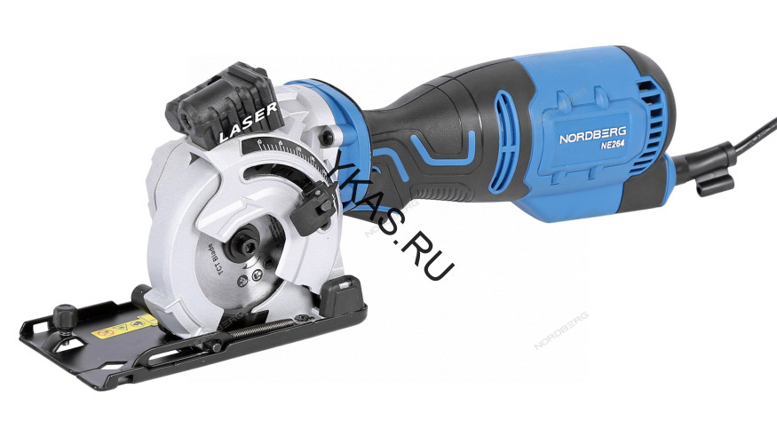 Дисковая мини-пила NORDBERG NE264 (диск 89 мм, 705 Вт)