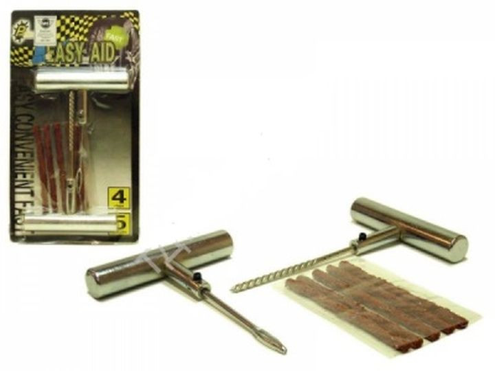 Наборы для ремонта бескамерки PROFI 7 предм. М5  (шило, рашпиль, 5 шнуров)