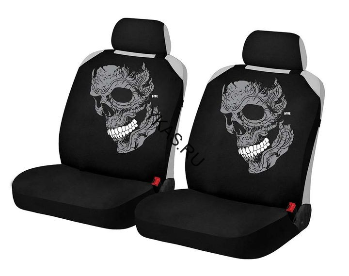 Накидки Фронт  «SKULL FRONT»  Тёмн.серый
