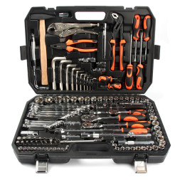 DC Набор инструмента 1/2" & 3/8" & 1/4", 129 предмета (6 гр.)