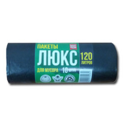 GRASS Мешки для мусора 120л.  10шт. 70х110см  черный