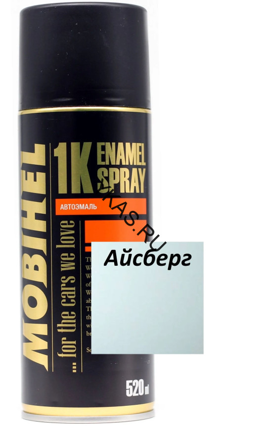 Mobihel  Эмаль базовая металлик Айсберг Silver (520мл)