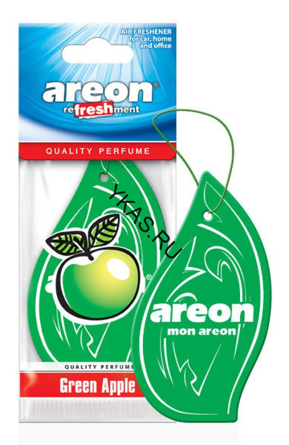 Осв.возд. Areon Сухой MON CLASSIC "Елочки"  Green Apple