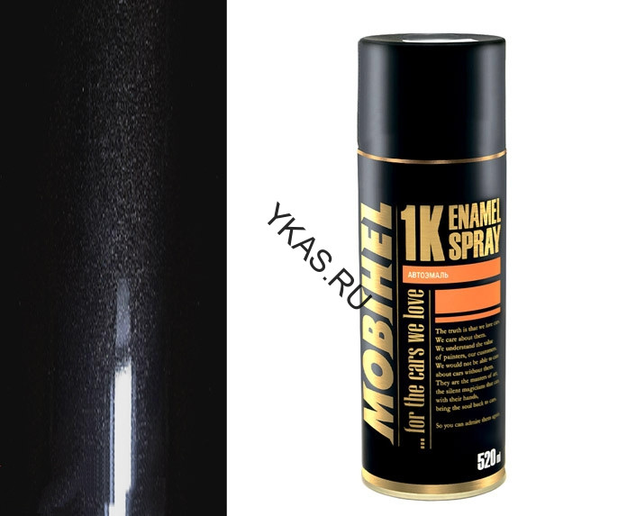 Mobihel  Эмаль базовая металлик черная тагаз (520мл)