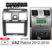Переходная рамка CarAv 22-1355 9' UAZ Patriot 2012-2016  предзаказ