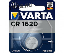 Батарейки Varta   круглые CR1620 цена за 1шт.