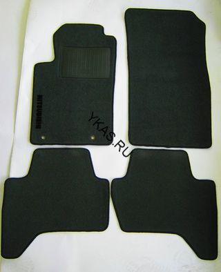 Коврики текстильн. Mitsubishi L200 III 1999-2012г./компл.5шт./осн.резин.